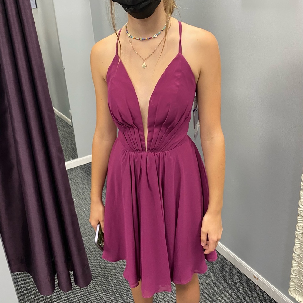 Beautiful plum colored dress
